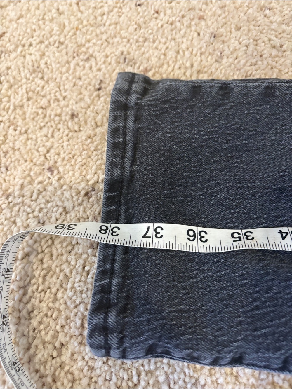 Madewell High-Rise Gray Wash Straight Jeans - Picture 7 of 8